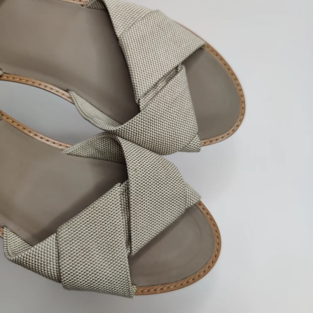 VINCE Idara Twisted D’Orsay Flat Sandals